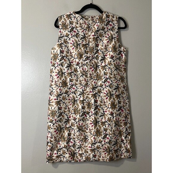 TORY BURCH Esmeralda Floral Vine Dress Size 8 Multicolor NEW Designer Silk - Picture 5 of 12
